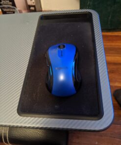 Logitech M510 Wireless Computer Mouse – Comfortable Shape with USB Unifying Receiver, with Back/Forward Buttons and Side-to-Side Scrolling, Blue Dark Blue 61 71XfoJzcw7L