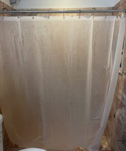 LiBa Bathroom Shower Curtain Liner - Waterproof Plastic Shower Curtain Premium PEVA Non-Toxic Shower Liner with Rust Proof Grommets Frosted 8G Heavy Duty Bathroom Accessories 72x72 1b. 8g-frosted *72" W x 72" H 24 71XgEBXeLL