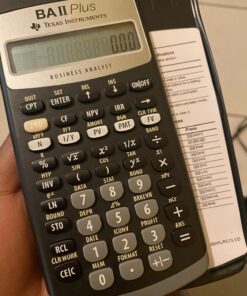 Texas Instruments BA II Plus Financial Calculator, Black Medium 18 71Xh0yzl6BL