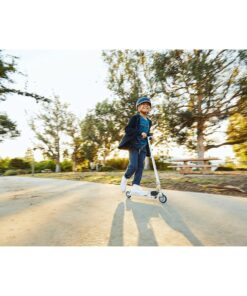 Razor A Kick Scooter for Kids - Lightweight, Foldable, Aluminum Frame, and Adjustable Handlebars A (Standard) Green Standard Packaging 15 71Xh3 5F7OL