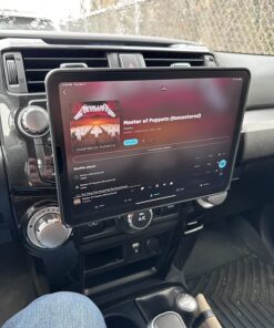 OQTIQ Magnetic CD Phone Car Mount for Car CD Player, CD Slot Car Phone Mount Holder with Built-in 6 Strong Magnets, Compatible with iPhone Samsung Galaxy LG and More Black-Red 45 71XhVq xQNL