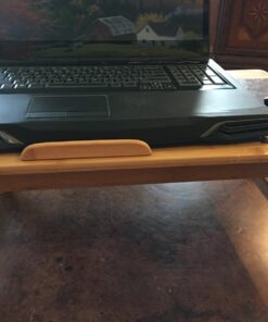 Laptop Desk Nnewvante Table Adjustable Bamboo Foldable Breakfast Serving Bed Tray w' Tilting Top Drawer 21.6" 50 71XhoxZv2qL