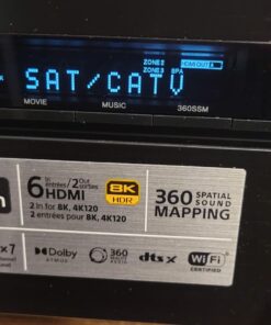 Sony STR-AN1000 7.2 CH Surround Sound Home Theater 8K A/V Receiver: Dolby Atmos, DTS:X, Digital Cinema Auto Calibration IX, Bluetooth, WiFi, Google Chromecast, Spotify connect, Apple AirPlay, HDMI 2.1 STR-AN1000 AV Receiver only 67 71Xj76lVJoL