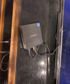 MINISFORUM N40 Mini PC Fanless Silent Desktop Computer 4GB RAM, 64GB eMMC Micro PC, Celeron N4020 up to 2.8GHz, 1000M LAN, HDMI&VGA, Support Auto Power On Mini Computer N40(4+64) 55 71XjOWHkLCL