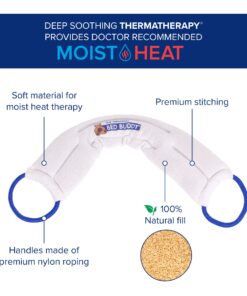 Bed Buddy Neck Warmer Microwave Heating Pad, Heated Neck Wrap - Heating Pad For Neck, Sore Muscles - Microwavable Neck Heating Pad, Heating Pad For Cramps, Heat Wrap Unscented 18 71Xjft3NVlL