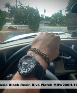 Casio EAW-MRW-200H-1BV Men's MRW200H-1BV Black Resin Dive Watch 25 71XjusCpxbL