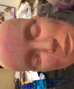Mehron Makeup Practice Head |Makeup Practice Face| Mannequin Head for Makeup Practice, Special FX, & Face Painting for Students 37 71XkipKYtmL