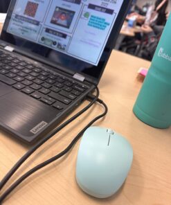 seenda Wireless Mouse, 2.4G Noiseless Mouse with USB Receiver - Portable Computer Mice for PC, Tablet, Laptop with Windows System - Mint Green A Mint Green 32 71XkpWEmrQL
