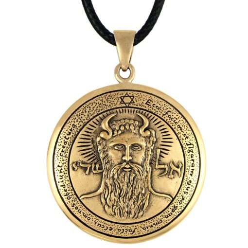 Bronze First Pentacle of the Sun Talisman for Power