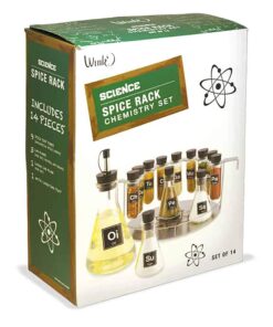 Wink Chemist's Spice Rack, 14 Piece Chemistry Spice Rack Set 22 71XlFed4hJL