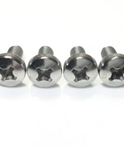 4 x BMW Genuine Rear License Plate Fillister head Screws