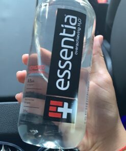 Essentia Bottled Water LLC, Ionized Alkaline Water; 99.9% Pure, Infused with Electrolytes, 9.5 pH or Higher a Clean, Smooth Taste, 20 Fl Oz (Pack of 24) 22 71Xma7sYXzL