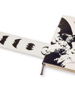 Moleskine Limited Edition Batman Notebook, Hard Cover, Large (5" x 8.25") Ruled/Lined, White, 240 Pages White, Ruled 18 71XmxlKcVML