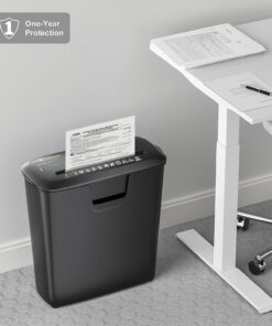 Bonsaii Paper Shredder for Home Use, 8-Sheet StripCut Home Office Shredder, CD/Credit Card Shredder Machine with Overheat Protection, 3.4 Gallons Wastebasket 8 Sheet (New) 32 71XnAgvqZZL