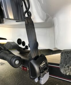 BoatBuckle G2 Stainless Steel Retractable Transom Tie-Down (Black), 1 Pair 42 71XndxXjBSL