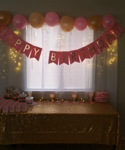 BalsaCircle 60x102-Inch Gold Rectangle Tablecloth for Wedding Party Cake Dessert Events Table Linens 60"*102" 59 71XnobVkkFL