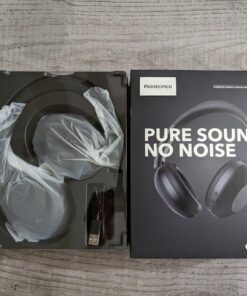 Pointcinco Active Noise Canceling Headphones, Over Ear Headphones with Mic, 60 Hours Play Time On Ear Bluetooth Headphones with Deep Bass, Foldable Headphones with HiFi Audio for Music P1 66 71Xo 8GYvTL