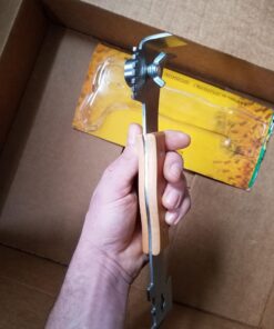 WEICHUAN Multifunction Hive Scraper Tool with Wooden Handle - Beekeeping Equipment Bee Hive Hand Tool Beekeeper Tool 32 71XoIjg26eL
