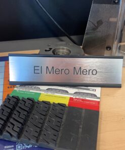 Lasercrafting Personalized Office Name Plate With Optional Wall or Desk Holder - 2x8 - CUSTOMIZE. Choose from a variety of colors and fonts to match your style. Great gift idea. 27 71XoyxbJxoL