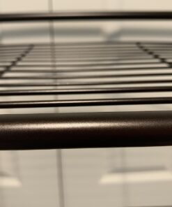 Zenna Home Over the Toilet Storage, Metal Bathroom Spacesaver with 3 Shelves, Cross-Style Storage Cabinet, Easy Assembly, Oil Rubbed Bronze Over-the-Toilet Spacesaver 23 71XpXkDzInL