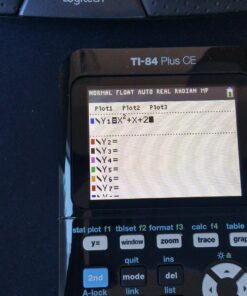 Texas Instruments TI-84 Plus CE Color Graphing Calculator, Black 7.5 Inch Single Pack 41 71XphbAMGgL