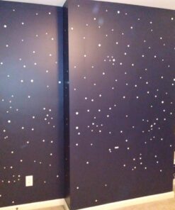 Glow in The Dark Stars Wall Stickers, Adhesive Dots and Moon for Starry Sky, Galaxy Decor Bright and Realistic for Any Room (Green) Green 43 71XpoSdiGoL