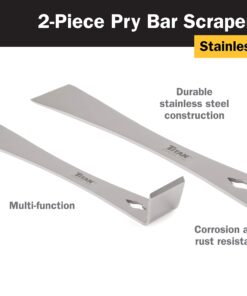 Titan 17005 2-Piece Stainless Steel Pry Bar Scraper Set, 7-1/4 x 9/16" and 9-1/4 x 9/16" 2 Piece Set 10 71Xqsqk5yTL