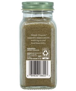 Simply Organic Ground Coriander Seed, 2.29-Ounce, Rich, Warm Earthy Yet Fruity Flavor, Bright Aroma, Slight Citrus Undertones 1 9 71XrKJ9o1L