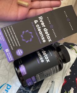 Liver Cleanse Detox & Repair Formula | 20+ Herbs: Milk Thistle Extract with Silymarin, Artichoke, Dandelion, Chicory Root Powder & More! | Premium Liver Support Pills Supplement, 60 Capsules 27 71XrRIqAUlL