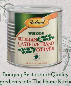 Roland Foods Whole Castelvetrano Olives, Specialty Imported Food, 3 Lb 4.9 Oz Can 23 71XsVtcJqhL