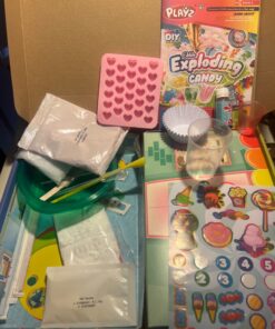 Playz Edible Exploding Candy Making Science Kit for Kids Ages 8-12 Years Old - Food Science Chemistry Kid Science Kit with 29 Experiments, Educational Science Kits for Boy & Girls 31 71XsakNdwvL