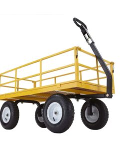 Gorilla Carts Heavy-Duty Steel Utility Cart with Removable Sides and 13" Tires, 1200-lbs. Capacity, Yellow 27 71Xv7bI5qxL
