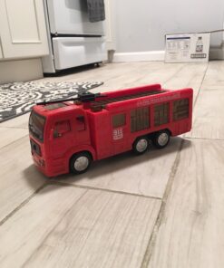 WolVolk Electric Firetruck - Unstoppable Adventure with Stunning 3D Lights and Sirens Fire Truck Toys for 3 Year Old Boys 29 71Xv8KB9tL