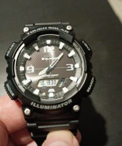 Casio Men's Tough Solar AQ-S810W-1AVCF Sport Combination Watch Black 26 71XvO67PpSL