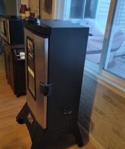 Unicook 40 Inch Smoker Cover for Masterbuilt, Electric Smoker Cover Heavy Duty Waterproof, Square Vertical Smoker Grill Cover Fade and UV Resistant, 23" W x 17" D x 39" H, Black 23”W x 17”D x 39”H 49 71Xvxo8K7JL