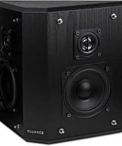 Fluance Elite High Definition 2-Way Bipolar Surround Speakers for Wide Dispersion Surround Sound in Home Theater Systems - Black Ash/Pair (SXBP2) 30 71Xvzvt9fZL