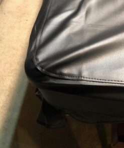 Iszy Billiards Pool Table Cover - Billiard Table Covers for 8 Foot Tables w/ Cotton Backing and Heavy Duty Vinyl - Pool Table Covers for Pets 8FT/Black 22 71XxapiGdXL