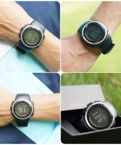 EZON T029 Men's Digital Sports Outdoor Watches with Pedometer Calorie Counter Waterproof Wristwatch black 18 71Xxcto55L