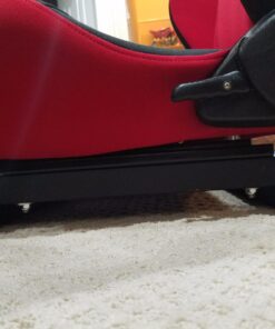 OpenWheeler GEN3 Racing Wheel Simulator Stand Cockpit Red on Black, Video Game Controller, Fits All Logitech G923, G920, Thrustmaster, Fanatec Wheels, Compatible with Xbox One, PS4, PC Platforms. 66 71Xxm5boigL