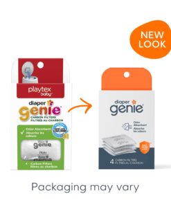 Alternative view of Diaper Genie Carbon Filter (4-Pack) | Diaper Pail Odor Eliminator & Deodorizer | Compatible with the Diaper Genie Complete and Expressions Pail