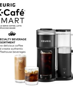 Keurig K-Cafe SMART Single Serve K-Cup Pod Coffee, Latte and Cappuccino Maker, Black 59 71XxzV04tL