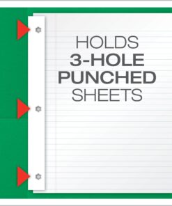 Oxford Twin Pocket Folders with Fasteners, Letter Size, Light Green, 25 per Box (57703) 25-Count 9 71XyERuq9XL