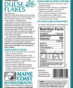 Alternative view of Maine Coast Sea Vegetables Dulse Flakes 4 oz Bag - Wild Atlantic - Organic Seaweed