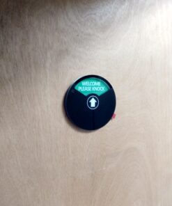 Kichwit Privacy Sign, Do Not Disturb Sign, Out of Office Sign, Welcome Please Knock Sign, Office Sign, 5 Inch, Black 17 71XzHrZVJL