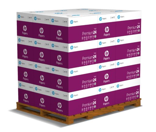 HP Printer Paper | 8.5 x 11 Paper | Premium 24 lb | 32 Case Pallet - 160,000 Sheets | 100 Bright | Made in USA - FSC Certified | 112400P Premium24