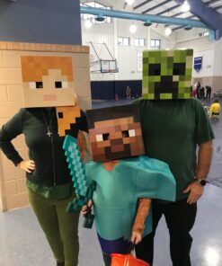 JINX Minecraft 12" Alex Head Costume Mask 13 71Xzas17XGL