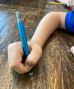 Mixoo 2-in-1 High Precision Stylus (Disc & Fiber Tips 2 in 1 Series), Extra with 3 Replaceable Tips, Compatible with Capacitive Touch Screen Devices (Blue) Blue 39 71XzhFDOGML