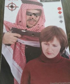 12" X 18" Hostage Targets for Shooting Featuring Photo-Realistic Designs | Bad Guy Paper Targets | Ideal for Law Enforcement Training 40 Pack Hostage 10 Of Each 27 71Xzm LEWaL