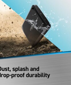 Crucial X10 Pro 4TB Portable SSD - Up to 2100MB/s Read, 2000MB/s Write - Water and dust Resistant, PC and Mac, with Mylio Photos+ Offer - USB 3.2 External Solid State Drive - CT4000X10PROSSD902 8 71Y Fy10bwL