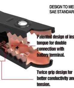 CARTMAN 4 Gauge 20 Feet Jumper Cables Automotive Booster Cables with Carry Bag for Car SUV and Pickup Trucks 20-Feet (4-Gauge) 28 71Y I34CkPL